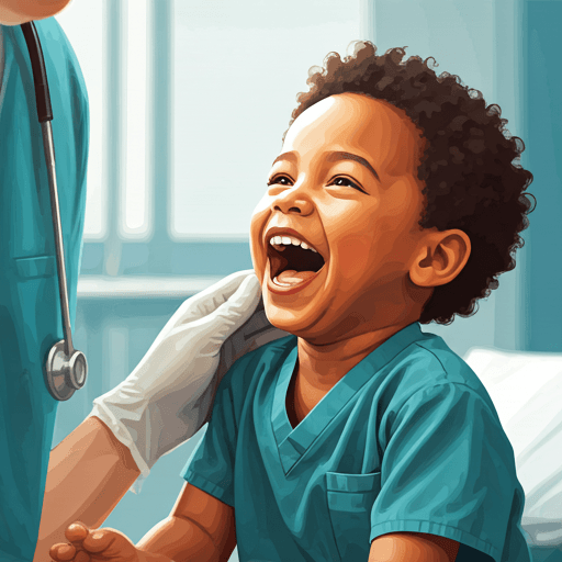 Child check-up at a Canadian family medicine clinic