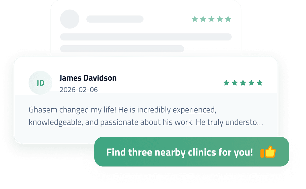 Clinic reviews and filters