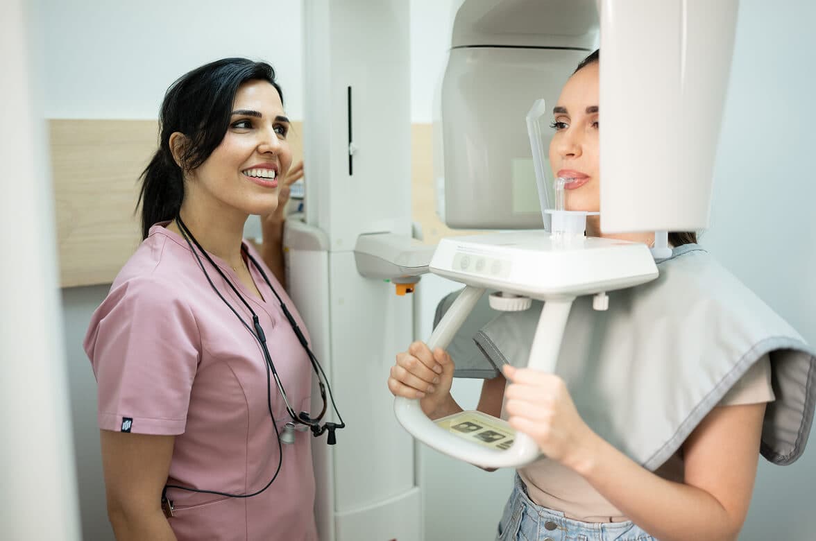 Panoramic digital x-rays at Lincoln Dental Center