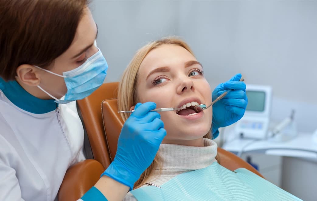 Dentist at False Creek office