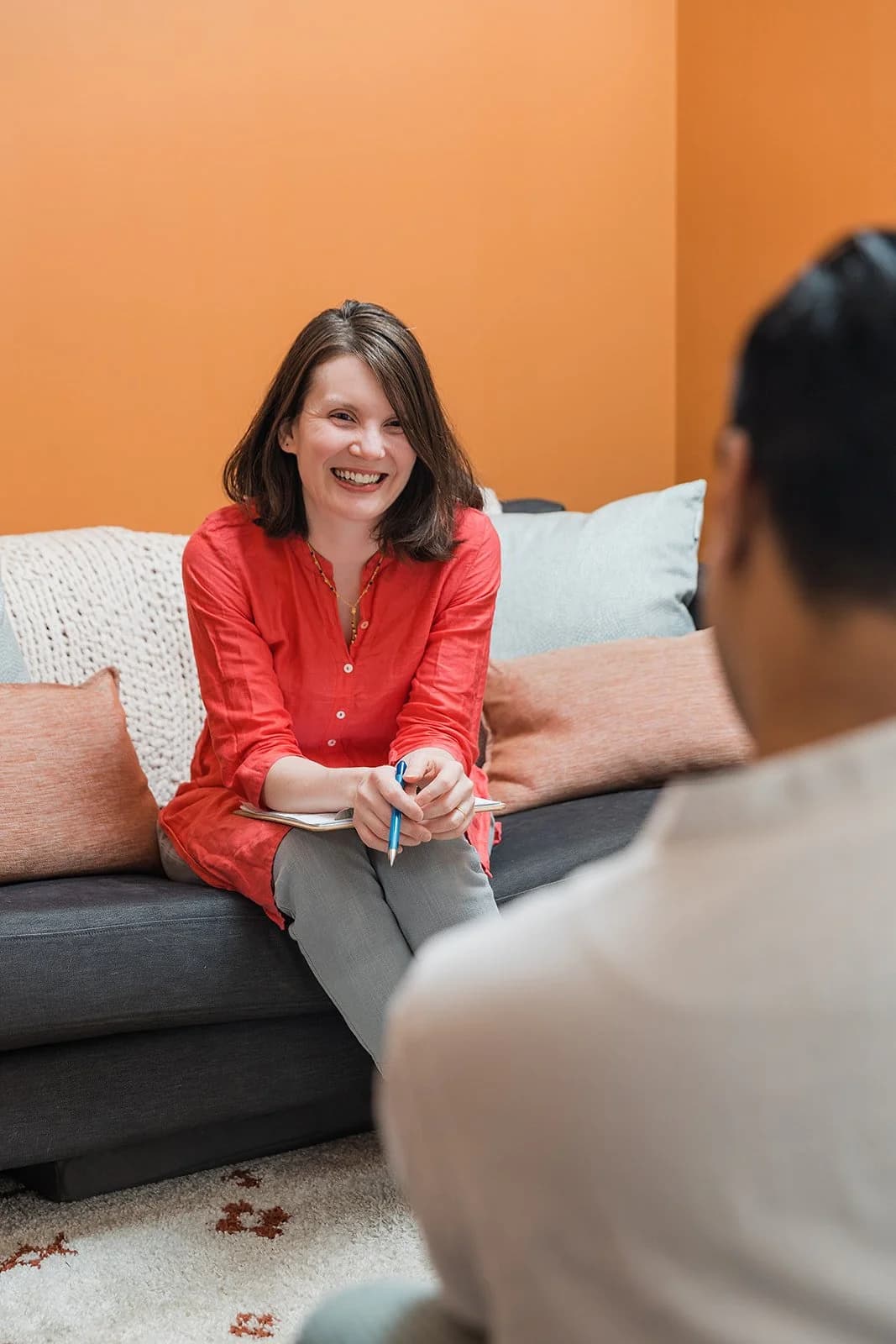 Counselling session space at Honey + Garlic