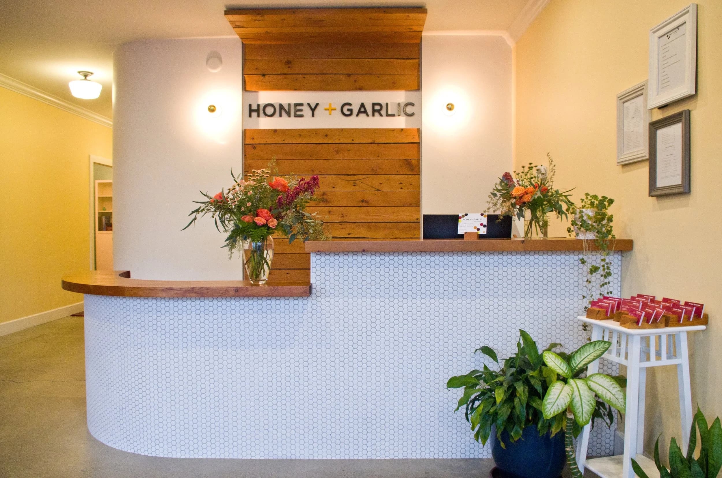 Honey + Garlic Health Studio exterior and clinic space