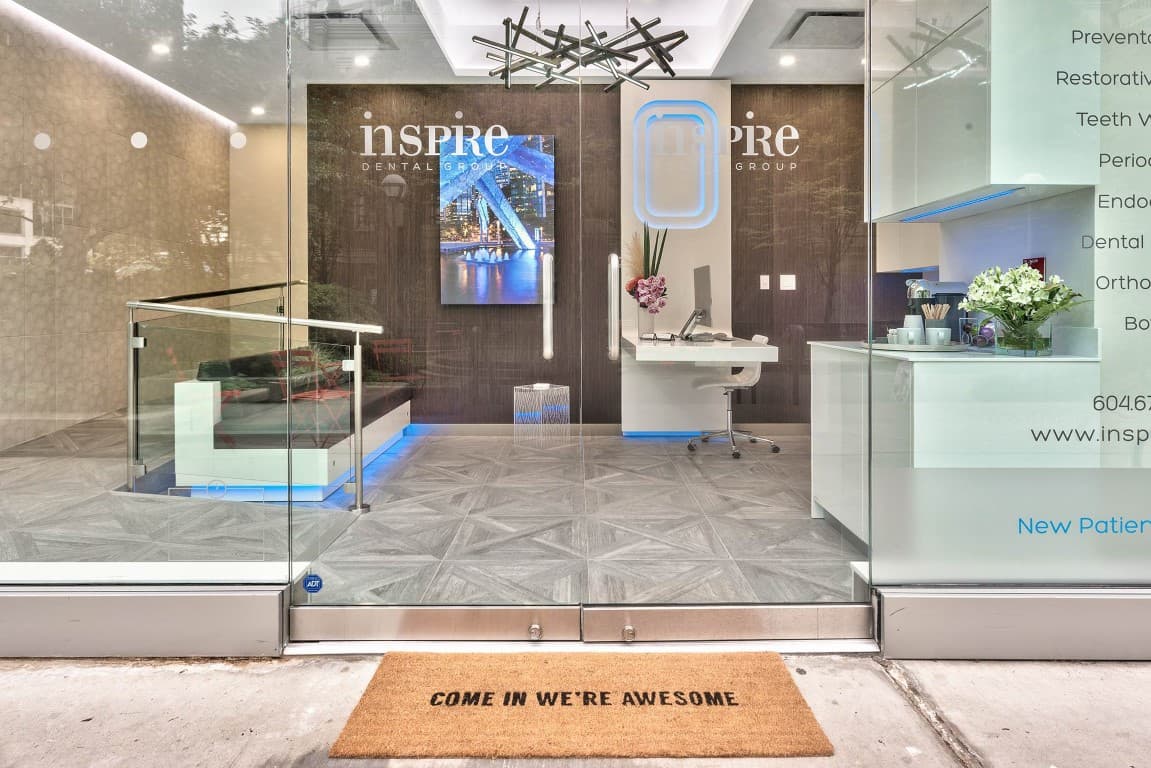 Inspire Dental clinic entrance